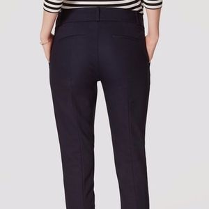 ANN TAYLOR STRIPED SKINNY DRESS PANT
